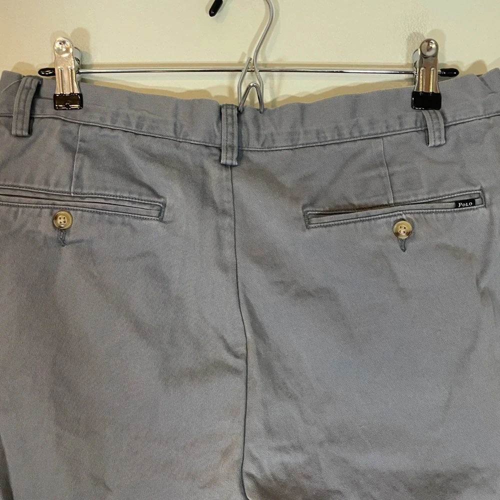 Polo Ralph Lauren Classic Fit Chino Pants Mens 32x30 Slate Blue Gray Cotton